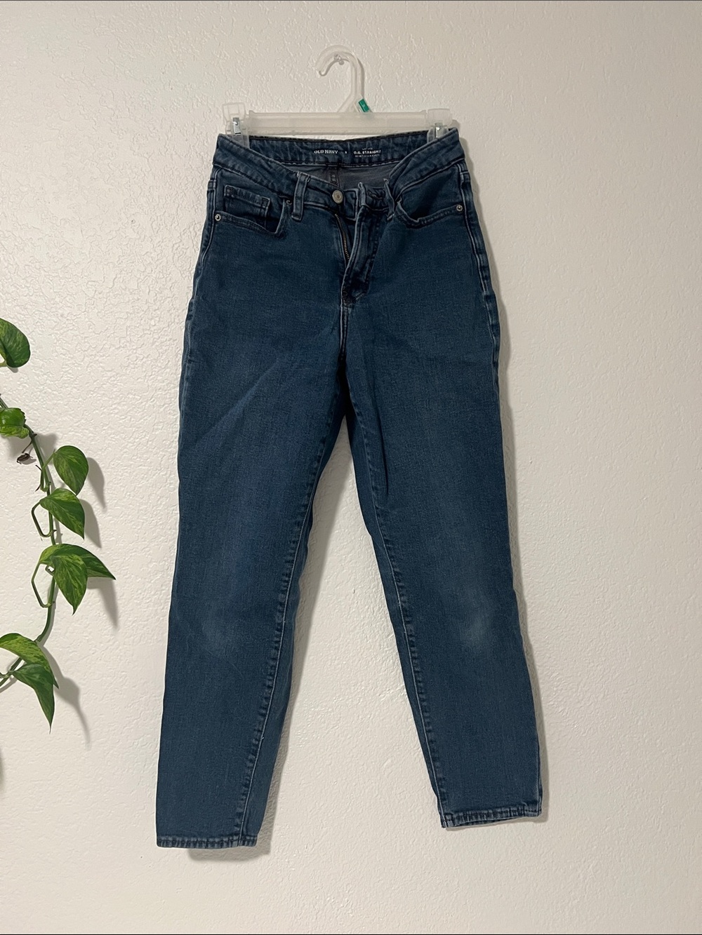 Old Navy High-Rise Dark Indigo Women’s Jeans O.G. Straight